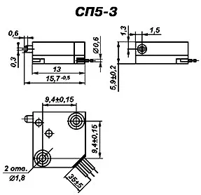 СП5-3 1Вт 10кОм фото 3 СП5-3 1Вт 10кОм фото 3