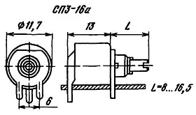 СП3-16А 0.125Вт 220кОм фото 3