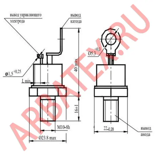 Т142-40-13 тиристор фото 3