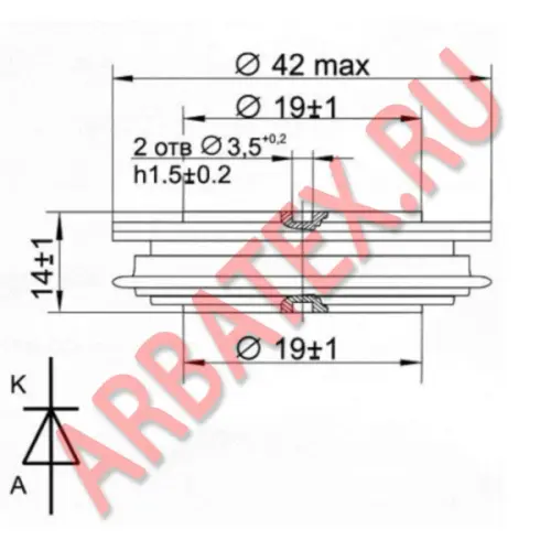 ДЛ123-320-18 диод фото 3 ДЛ123-320-18 диод фото 3