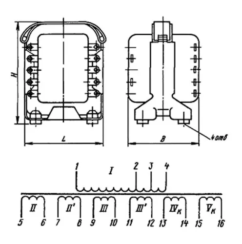 ТПП8-115-400 трансформатор фото 3