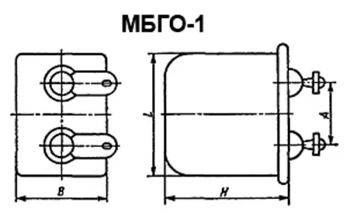 МБГО-1 300в 10 мкф фото 3 МБГО-1 300в 10 мкф фото 3