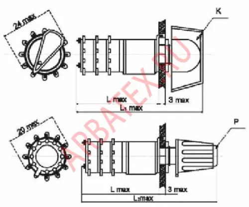ПГ2-10-6П4НВ-К переключатель галетный фото 3