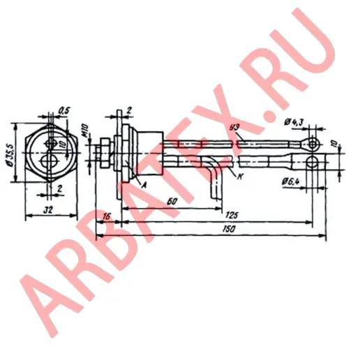 Т25-9 тиристор фото 3 Т25-9 тиристор фото 3