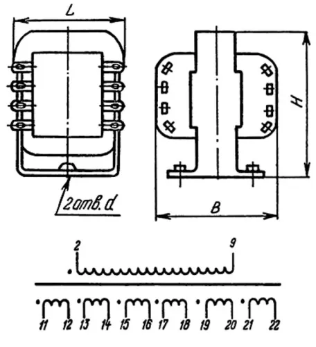 ТПП278-220-50В трансформатор фото 3