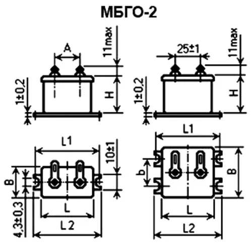 МБГО-2 400в 4 мкф фото 3 МБГО-2 400в 4 мкф фото 3