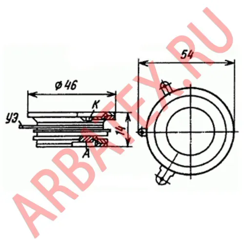 2У222А тиристор фото 3