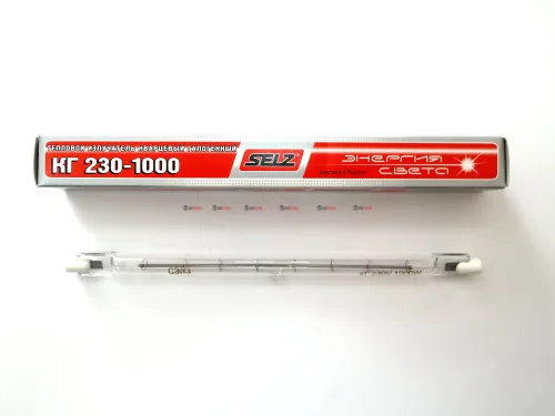 КГ 230В-1000 лампа накаливания фото 2 КГ 230В-1000 лампа накаливания фото 2