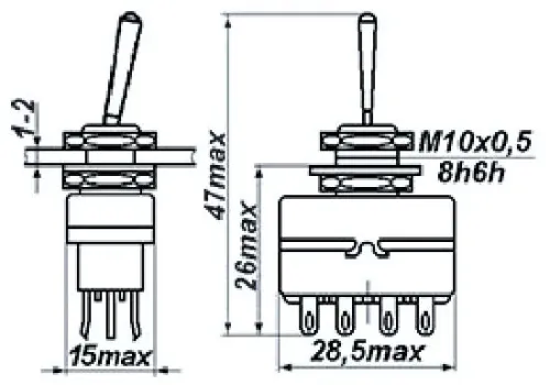 ПТ13-2В тумблер фото 7 ПТ13-2В тумблер фото 7